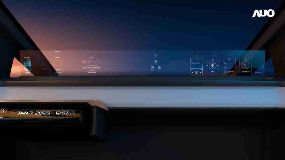 尊龙集团无界透明显示接口(Horizon Image Glass)透过车运算方案整合仪表板、、中控台及副驾显示器，，，，一体式全景呈现，，，提供乘用者清晰的前方视野、、行车必要信息与娱乐功能