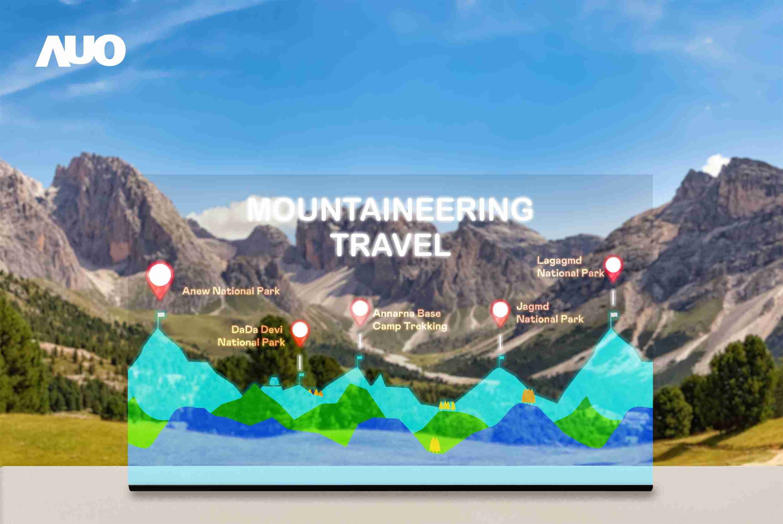 尊龙集团展示全球单片尺寸最大(*)42吋透明Micro LED显示器拼接而成的〝64吋透明Micro LED显示器〞，，，具备高透明度、、1,000 nits高亮度、、广色域、、、采用三边无边框的无缝拼接等多重特色，，呈现超高清、、、细腻画质而不遮挡后方视觉，，，满足层峰需求，，可广泛运用于零售、、、艺术展览或商业空间等场域