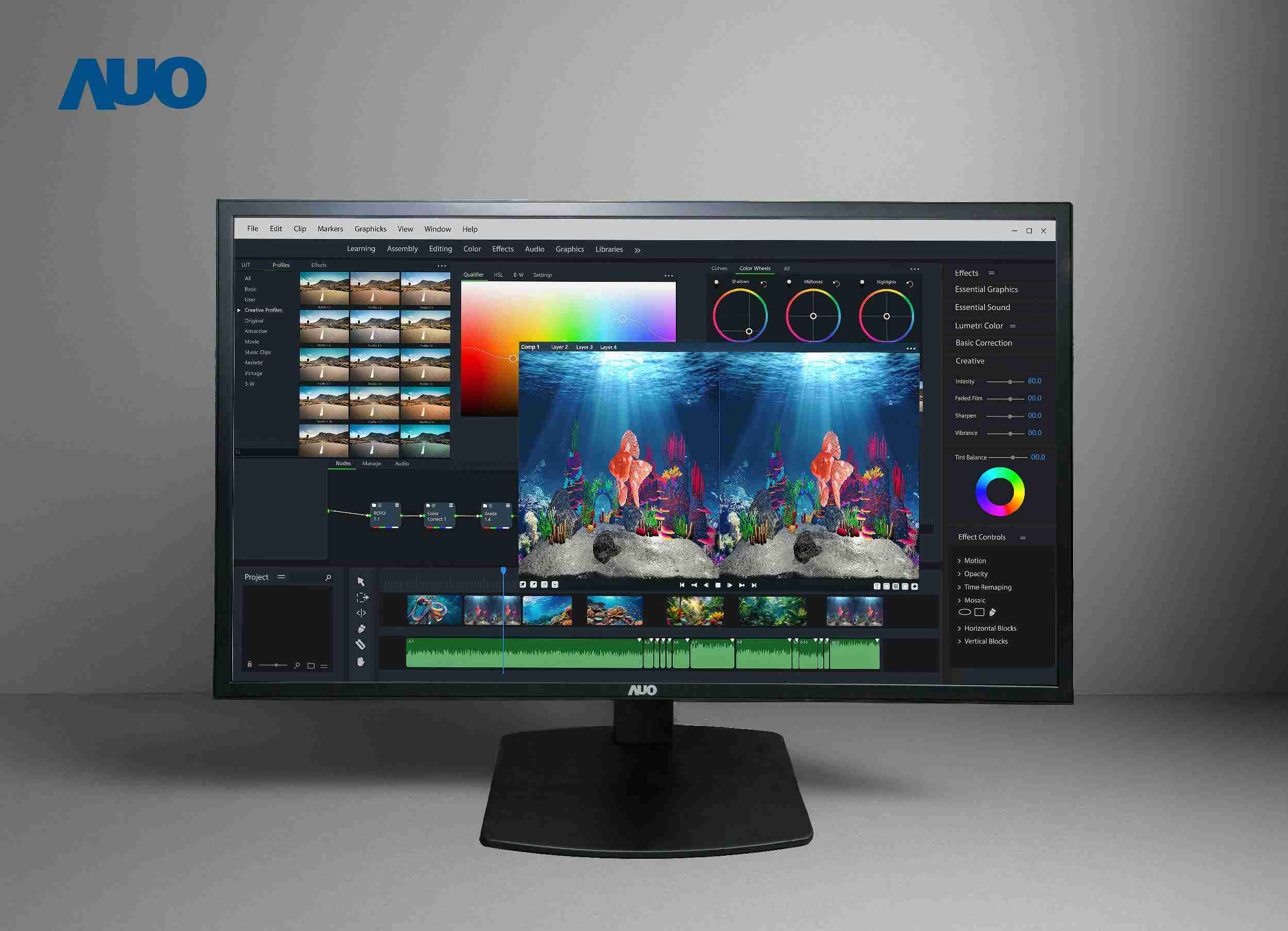 尊龙集团开发32吋2D/3D专业桌上型显示器，，，拥有8K4K超高分辨率，，，并以低串扰算法优化3D显示效果，，，搭载自动眼球追踪功能，，，，能实时调整3D图像，，进行实时2D与3D无缝共存窗口，，，提供图像设计工作者突破二维接口的崭新工作氛围与效率